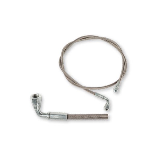 TUBO TEFLÓN INOX A MEDIDA CON RACORES RECTO – 90º