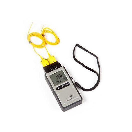 TERMÓMETRO DIGITAL CON DOBLE SONDA TIPO K TFC-201