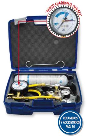 KIT PRESURIZACION DE NITROGENO CON ENVASE DESECHABLE 1 L 48 bar