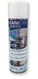 AEROSOL HIGIENIZANTE ALCOHOL 80%  SANICARE – 500 ml