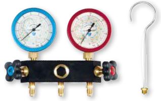 ANALIZADOR 2 VIAS PISTON CON MANOMETROS 60MM CON GLICERINA «BLONDELLE» ESCALA A6