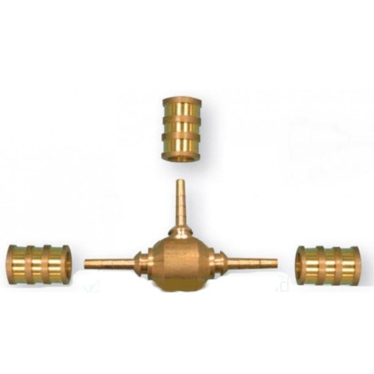 KIT 10 RACORES EN “T” PARA TERMOPLÁSTICO